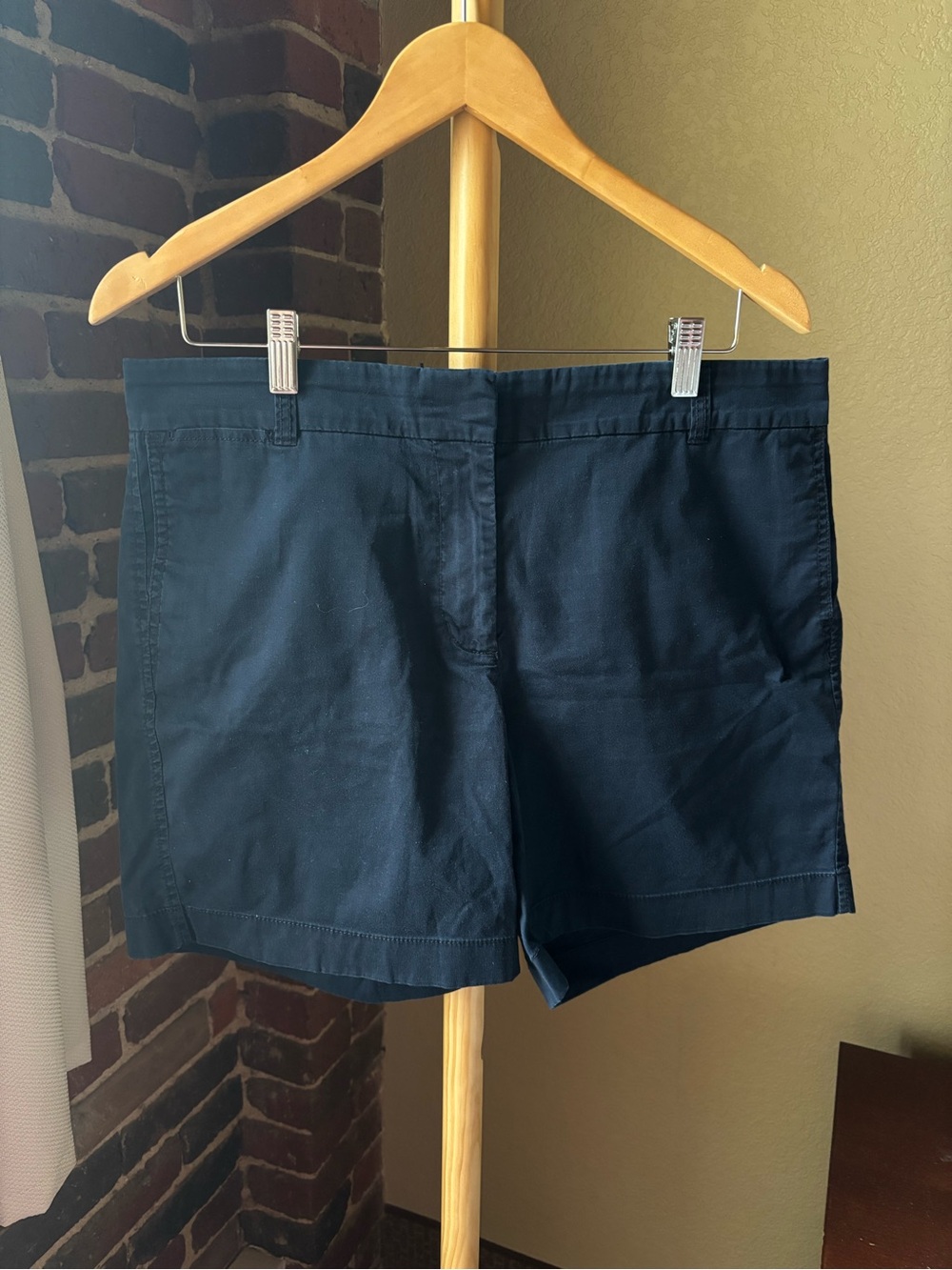 J. Crew Navy Women's Chino Shorts Size 12
